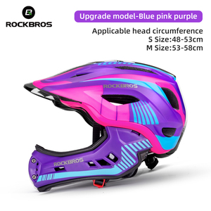 Casco Integrale ROCKBROS per Bambini, per Mountain Bike, Downhill, Ciclismo, Protezione e Sicurezza - Product Image 3