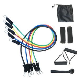 Bande de résistance élastique TPR, équipement de fitness, avec sac de transport, durable, pour tous les âges, entraînement physique - Product Image 1