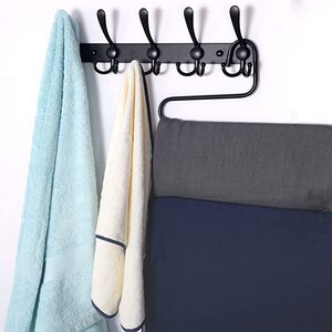 Porte-manteau mural en acier inoxydable, crochet en métal <span class=keywords><strong>pour</strong></span> vêtements, convient <span class=keywords><strong>pour</strong></span> les manteaux, les chapeaux, les serviettes, les portefeuilles, les chemises <span class=keywords><strong>de</strong></span> nuit - Product Image 5