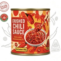 Sauce au piment haché salée en conserve de 40 boîtes, pâte fermentée de piment rouge, condiment pour la fabrication alimentaire, approvisionnement en vrac
