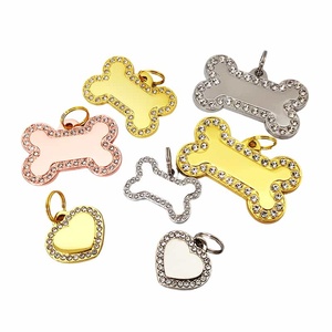 Venta al por mayor de fábrica: Placas de identificación personalizadas para perros, de metal tallado, estilo antiguo y moderno, duraderas, para decoración y identificación de mascotas. - Product Image 1