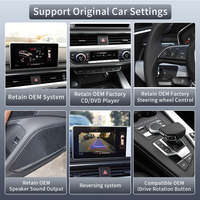 Radio para Auto con Sistema Linux de 10.25"/12.3" para Audi A4 A4L A5 (2017-2019), con Unidad Principal Multimedia Inalámbrica Android Auto y CarPlay
