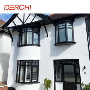 Fenêtre de maison en aluminium au design moderne fenêtres en <span class=keywords><strong>baie</strong></span> en verre trempé à double vitrage - Product Image 5