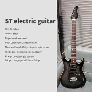 <span class=keywords><strong>Chitarra</strong></span> Elettrica GALYDA con Finitura Effetto Legno, Pickup HSH, Ponte Tremolo a Azione Singola, <span class=keywords><strong>Chitarra</strong></span> Elettrica ST - Product Image 3