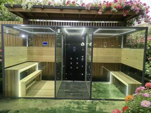 ห้องซาวน่าอเนกประสงค์พร้อมฝักบัว ฮัมมัม อบไอน้ำ และซาวน่าไม้แห้ง สำหรับอาบน้ำแบบตุรกี อ่างสปาโรกี้ บาลโบอา ซาวน่า - Product Image 2