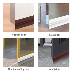 Paraspifferi Sottoporta Isolante Blocca Correnti d'Aria Guarnizione Isolante <span class=keywords><strong>per</strong></span> Porte Riduzione Rumore <span class=keywords><strong>Adesivo</strong></span> Forte, Bianco 50mm*1m - Product Image 4