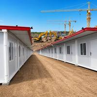Logement Temporaire pour Travailleurs, Cantine, Installation Rapide, Maison Conteneur en Kit, Bureau de Chantier, Maison Modulaire Préfabriquée