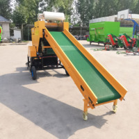 Presse à balles multifonctionnelle automatique DingYe pour ensilage d'herbe, arachides, tiges de maïs, foin, avec fonction de compression et d'emballage