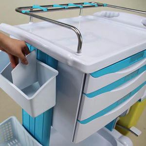 जिनी मेडिकल एब्स मल्टी-लेयर अस्पताल ट्रॉली 4-व्हील साइलेंट कैस्टर हल्के मल्टी-फंक्शन मेडिकल मेडिसिन ट्रॉली - Product Image 1