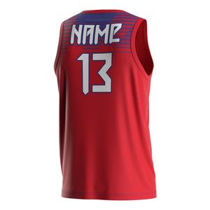 Uniformes de Voleibol Sublimados Lisos de Secado Rápido al por Mayor, Camisetas sin Mangas para Voleibol, Color Granate y Azul para Hombre - Product Image 2