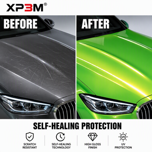 ฟิล์มใสกันรอยรถยนต์ XP3M Fantasy Gold Green OEM Gloss TPU สี PPF หนา 7.5 มิล ซ่อมแซมตัวเองได้ ป้องกันรอยขีดข่วน ป้องกันสีเหลือง ขนาด 1.52x15 เมตร - Product Image 2