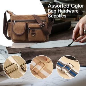 Coobigo Pack Inch Metal Tri Glide <b>Slides</b> Bag Adjuster Strap Clip Slider Adjustable Buckles For Gym Shoulder Handbag Nylon Webbin - Product Image 5