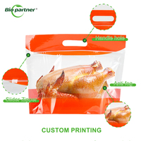 Sachet Doypack en plastique transparent anti-buée avec fermeture éclair pour fruits, légumes, poulet rôti et produits de supermarché