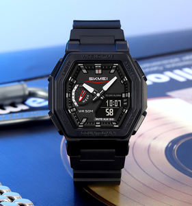 Orologio Cronografo Analogico di Lusso SKMEI 2438 con Doppio Fuso Orario, Stile Business Elegante, Personalizzabile con Logo, Sportivo e alla Moda - Product Image 2