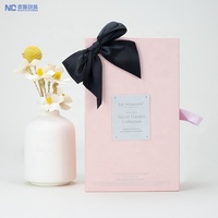 Boîte diffuseur vide rose personnalisée parfum bouteille d'huile essentielle boîte d'emballage de cologne tiroir boîte diffuseur roseau