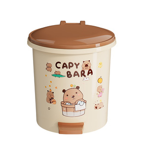 Kapibala Cartoon Toothbrush Cup Single Holder Space Saving Bathroom Storage Cup With Handle For Daily Use - Product Image 5