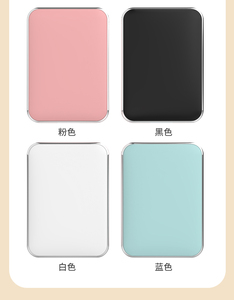 new developed in 2026 super mini Rechargeable Double-Sided Pocket <b>LED</b> 1x 3x Magnifying <b>Mirror</b> Folded Design for Travel Makeup - Product Image 4
