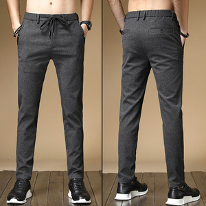Nouveaux vêtements décontracté <span class=keywords><strong>homme</strong></span> pantalons formels conception vérifier maigre hommes pantalons - Product Image 5