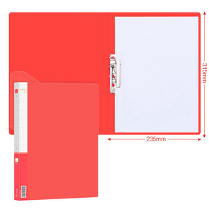 Carpeta de archivos expansible de material PP de gran capacidad con agujeros perforados de tapa dura para productos de archivo de almacenamiento de oficina - Product Image 4
