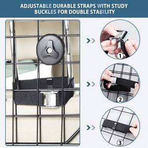 Barrière d'isolation pliable moderne en fer <span class=keywords><strong>pour</strong></span> <span class=keywords><strong>coffre</strong></span> de <span class=keywords><strong>voiture</strong></span>, protège les chiens pendant les voyages, empêche les animaux de sauter sur les sièges avant - Product Image 3