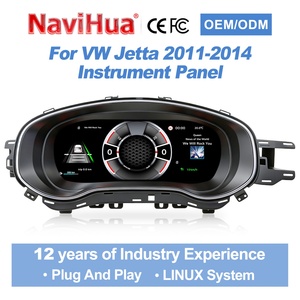 Navihua Digital Instrument Cluster <b>Car</b> <b>for</b> VW Jetta 2011-2014 <b>Speedometer</b> Dashboard Digital Dashboard Cluster - Product Image 2