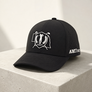 Casquette de golf six panneaux avec logo brodé en silicone, impression personnalisée, haute qualité, faible MOQ, snapback, bande anti-transpiration, évacuation de l'humidité - Product Image 3