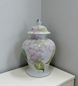 <span class=keywords><strong>Vaso</strong></span> Artistico con Motivo Floreale <span class=keywords><strong>Rosa</strong></span>, <span class=keywords><strong>Vaso</strong></span> <span class=keywords><strong>in</strong></span> Ceramica Progettato per Facile Coltivazione Idroponica a Casa - Product Image 3