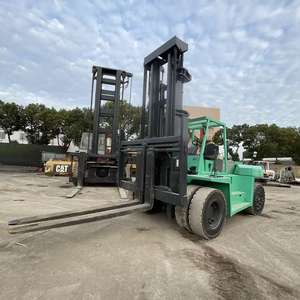 Chariot élévateur Mitsubishi FD150 d'occasion à vendre, 15 tonnes, chariot à palettes automatique, moteur diesel, chariot élévateur japonais à haute performance - Product Image 3