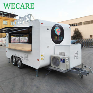 Wecar الشارع المحمول بار القهوة المرطبات الخفيفة وجبة الإفطار دونات الغذاء مقطورة مجهزة تجهيزا كاملا خمر الحلوى برغر الغذاء شاحنة - Product Image 4