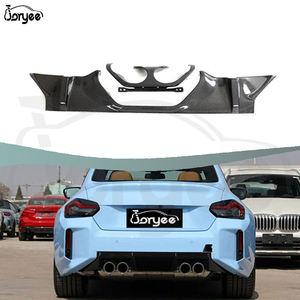 Joryee, difusor de parachoques trasero de fibra de carbono, Kit de carrocería de escape, pieza de alerón de coche para <span class=keywords><strong>BMW</strong></span> <span class=keywords><strong>2</strong></span> Series M2 <span class=keywords><strong>Coupe</strong></span> 2023 2024, accesorio de afinación - Product Image 2
