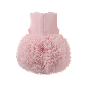Robe en tulle moelleuse de haute qualité pour filles, nouveau design, jupe de fête d'anniversaire pour enfants - Product Image 5