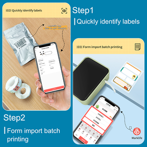 Imprimante d'étiquettes portable de haute qualité pour les petites entreprises, les étiquettes de prix faites maison et les étiquettes de marque, prix d'usine - Product Image 3
