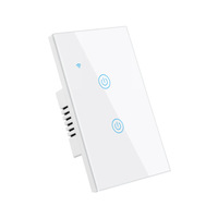 Interrupteur intelligent YDD Tuya Alexa Google Home Zigbee/WiFi avec panneau en verre trempé, contrôle vocal, programmation par application, 16A AC240V, édition Zero Fire