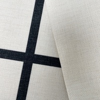 Housse de coussin vierge Sunyee en lin à 9 panneaux pour sublimation, motif quadrillé, pour transfert thermique, artisanat DIY, décoration de canapé et de maison