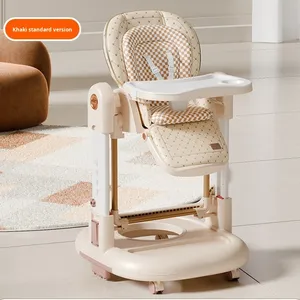 Seggiolone 3-in-1 in Plastica per Bambini, Sedia a Dondolo Multifunzionale, Passeggino e Seggiolino da Tavolo per Bambini - Product Image 6