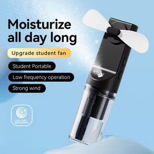 Nuevo Ventilador de Mano con Rociador de Agua, Mini Ventilador Plegable Recargable por USB, Ventilador Portátil con Nebulizador de Agua - Product Image 3