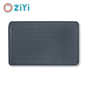 <span class=keywords><strong>Shein</strong></span> Xiyin même tapis de litière pour chat double couche EVA avec bord antidérapant caractéristique anti-fuite accessoire de litière pour chat facile à nettoyer - Product Image 3