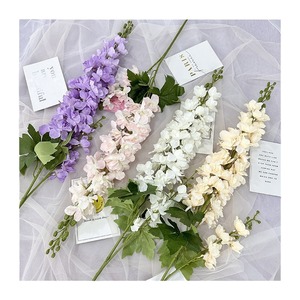 Usine de fleurs artificielles Meiyu Craft, fleurs en soie à deux branches en forme de queue d'hirondelle pour mariages, hôtels et décorations - Product Image 5