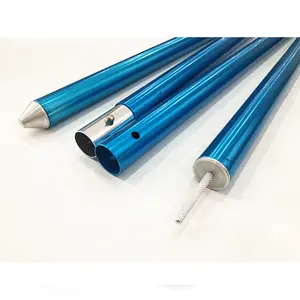 Strong Telescoping Aluminum Rods For Camping Tent Pole Parts With High Quality