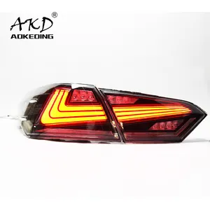 Car Lights For Camry 2018-2022 LED Auto Taillight Assembly ES Design Rear Lamp Dynamic Turn Signal Backlight Accessories Upgrade