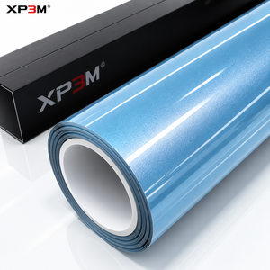 XP3M Metallic Ice Blue OEM Gloss TPU Color PPF Car <b>Wrap</b> <b>Vinyl</b> 7.5 Mil Self Healing Anti Scratch Anti Yellowing Covestro TPU Base - Product Image 6
