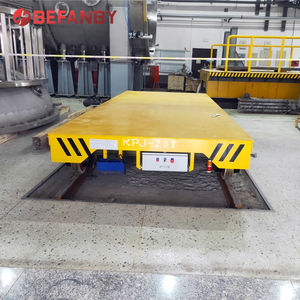 제조 공장의 저장 창고용 신형 15t 평판 이송 카트 환경 스틸 케이블 릴 - Product Image 4