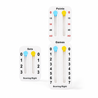 Dernier design, accessoires de tennis et de padel personnalisés, marqueur de score portable, autocollant facilement montable, marqueur de score léger pour raquette