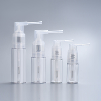 Bouteille de dosage par aspiration en PET de 110/180 ml avec pulvérisateur à pompe, poudre de shampoing sec, pompe de transfert, revêtement en plastique, shampoing sec