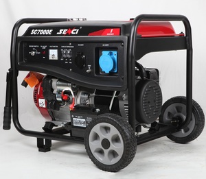 Générateur d'essence <span class=keywords><strong>portable</strong></span> Senci 5000 Watt 5kw OHV Petrol Engine120V 240V Recoil Start <span class=keywords><strong>avec</strong></span> poignée de roue - Product Image 3
