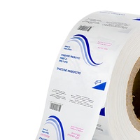 Rouleau de film blister PE PET 360 mm avec papier de dialyse enduit, stérilisation EO/Gamma pour instruments dentaires, machine automatique CE MDR