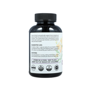 Fabricante de Suplementos Nutracéuticos de Vitamina D3 K2 para el Apoyo a la Salud Ósea, 360 Cápsulas de Vitamina D3 K2 - Product Image 5