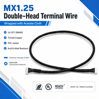 Harnais de câblage personnalisé Xinya Factory MX1.25 à double tête, conducteur en cuivre étamé, isolation PVC, 300V, connecteur JST/Molex intelligent