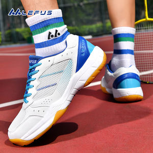 รองเท้าเทนนิสและแบดมินตันระบายอากาศได้ดีสำหรับฤดูร้อน ฤดูใบไม้ร่วง ฤดูใบไม้ผลิ พร้อมโลโก้สั่งทำพิเศษ พื้นกันลื่น เหมาะสำหรับกีฬากลางแจ้งและพิคเคิลบอล บุด้วยผ้าตาข่าย - Product Image 5