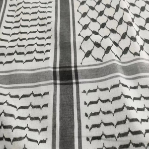 Kefieh Kufiya Shemagh Kuffiyeh in tessuto palestinese sciarpa con motivi classici palestiniani - Product Image 3